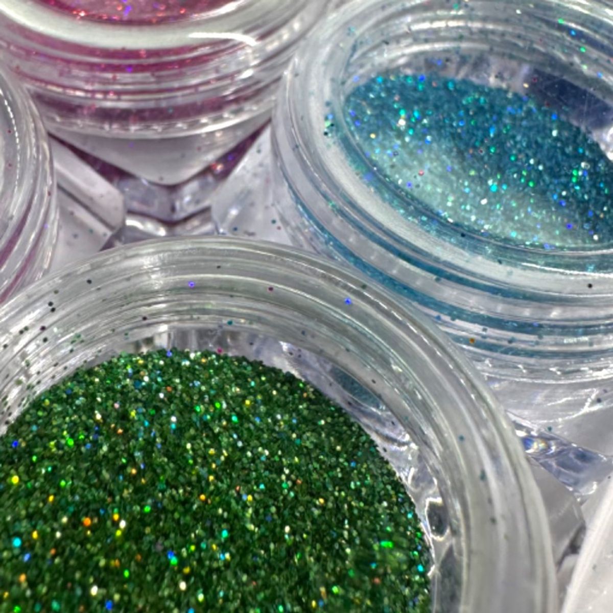 Holographic Dark Sparkle set 0,2 mm. 