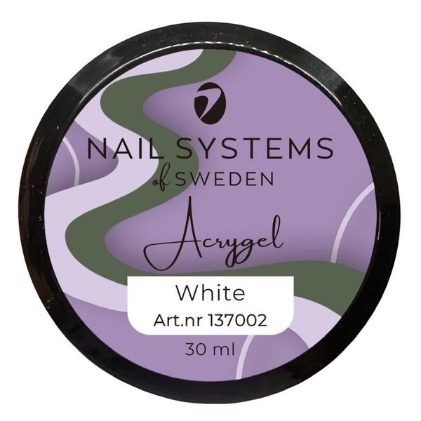 Hovedbilde Acrygel White 30g. boks.